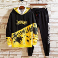 Men’s Printed Winter Tracksuit Set – Stylish Hoodie & Jogger Pants | 786494