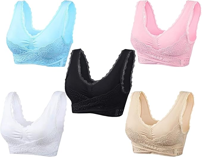30% off - comfy corset bra front cross side buckle lace bras - My Store