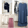Pack of 3 Women's Casual Summer Suit Set Stylish,  Premium Stitched Kurti & Trousers l 40% OFF l 7634965