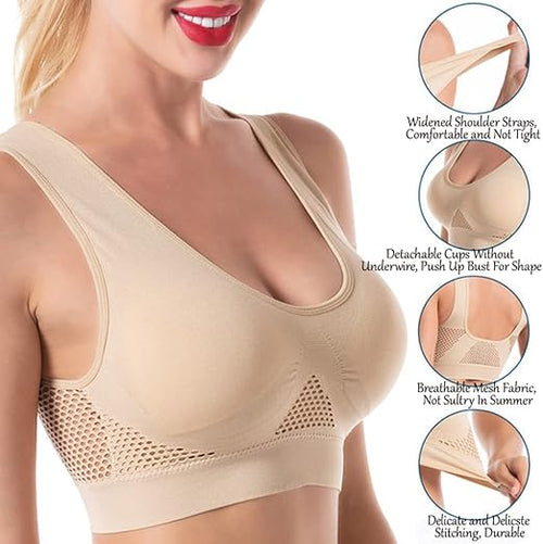 BUY 1 Get 2 FREE Breathable Cool Liftup Air Bra - My Store