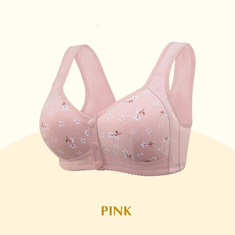 New Anti Sagging Front Open Cooling Cotton Bra - My Store