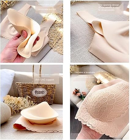 New Arrivals Thai Latex Bra Women One Piece Wire Free Seamless Underwear Comfortable Sports Bras - My Store