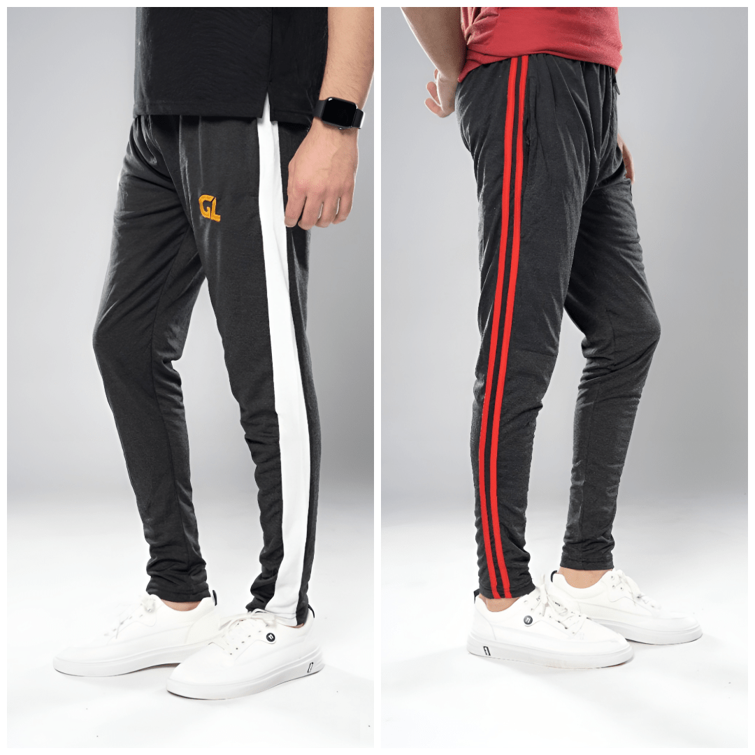 Pack of 2 Unisex Slim Jogger Trousers - Comfortable & Stylish - xyntravoq.store