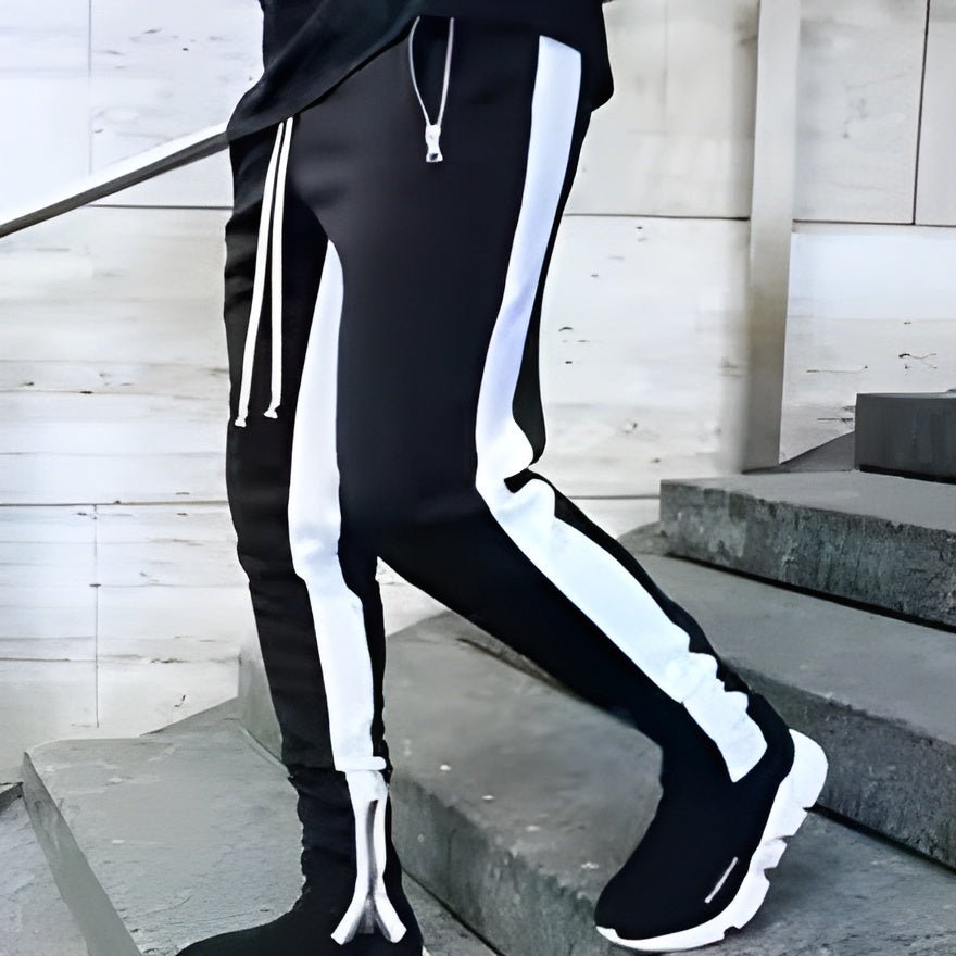 Pack of 5 Men's Athletic Trainning Joggers Casual Loose Fit Sweatpants Spring Fall Fleece Lined Pants Elastic Waist Drawstring Trousers - My Store